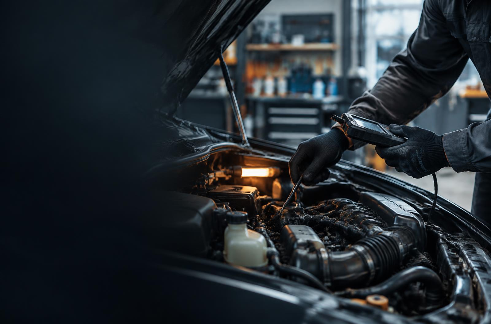 Onderhoud aan een automotor